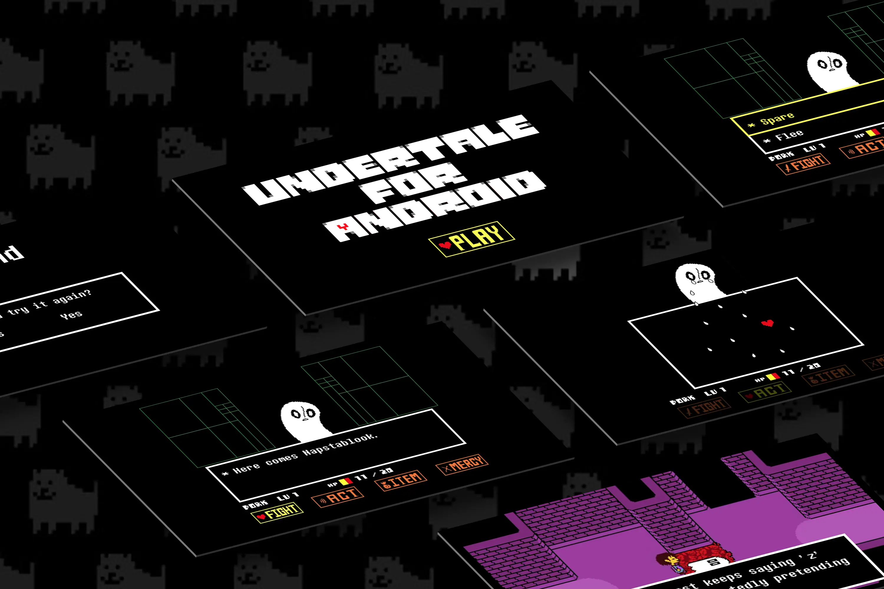 Undertale for Android Mockup